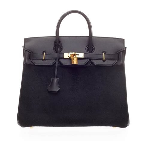 Hermès Evercalf Ponyhair HAC Birkin 32 